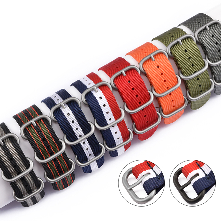 Nato Strap Nylon - Geweven nylon band 20 mm 22