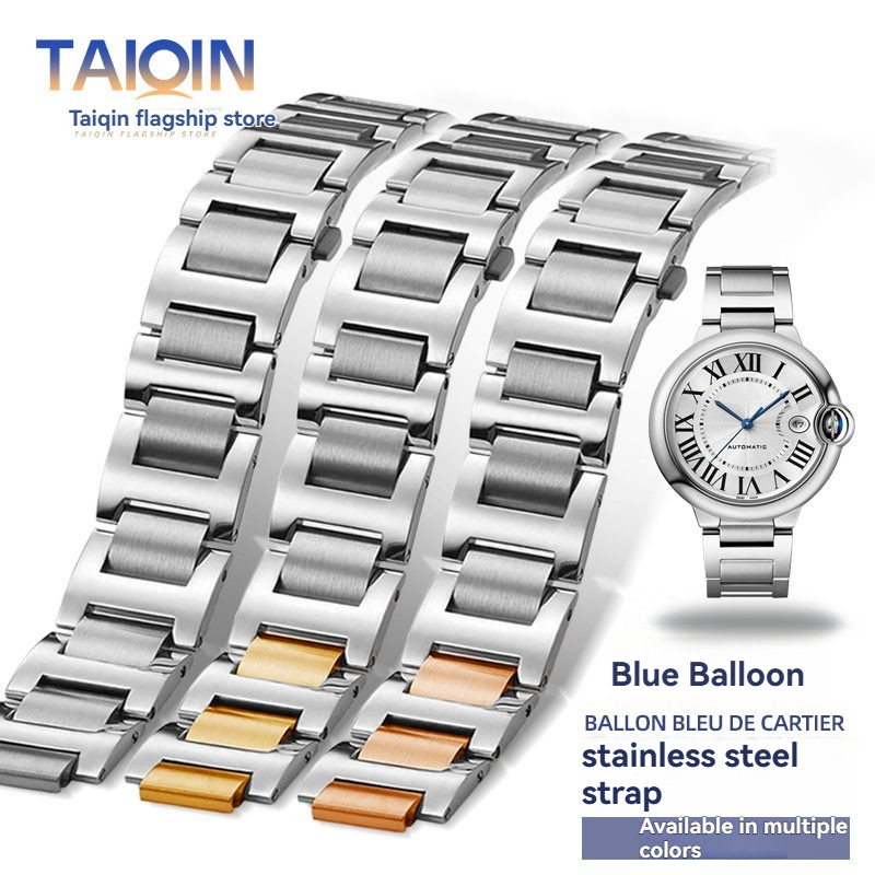 Cartier Watch Ballon Bleu - Speciale convexe interface Roestvrijstalen band Voor