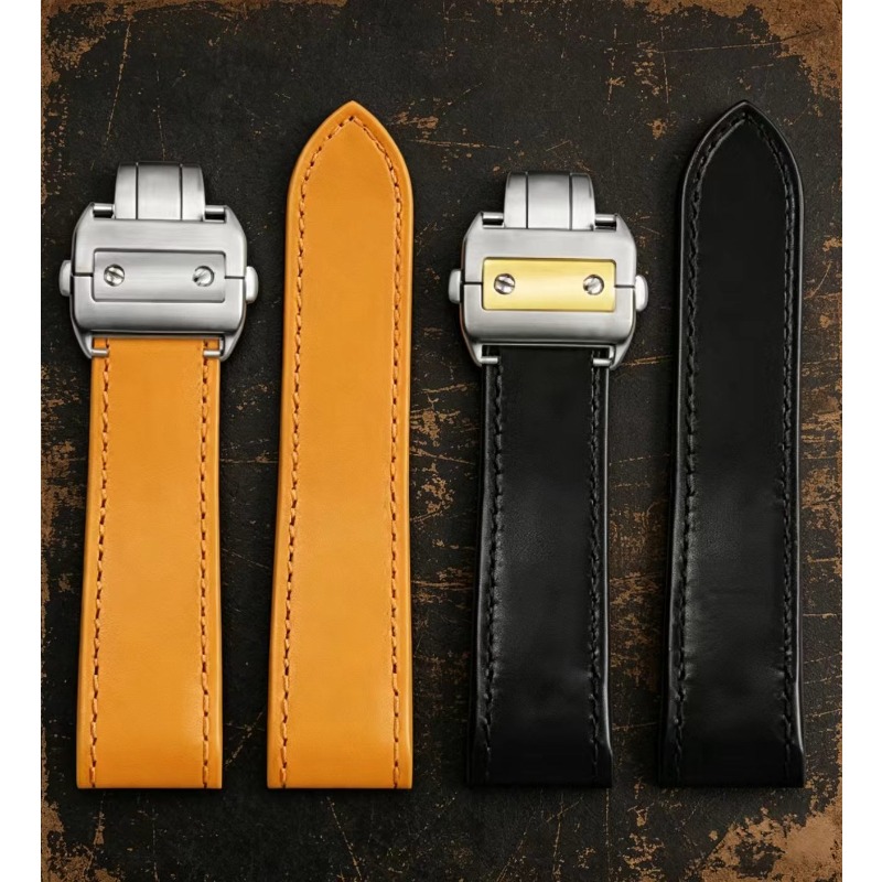 Cartier Watch Tank - Echte lederen horlogeband voor Cartier Sandoz