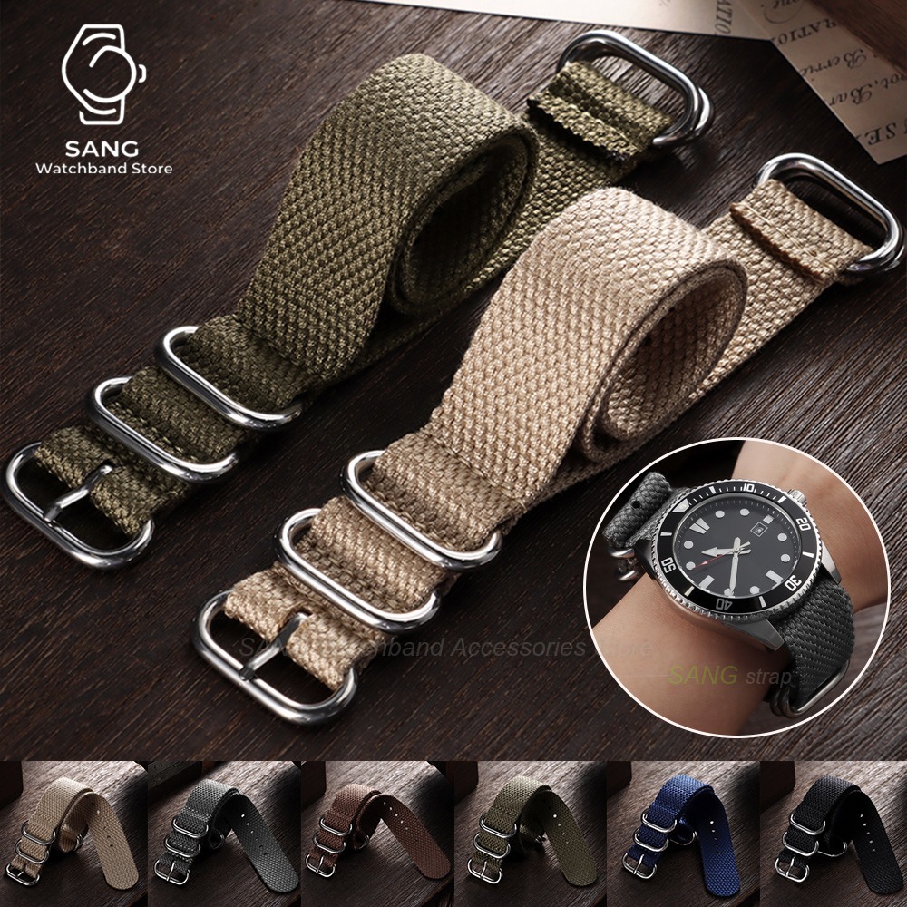 Perlon Strap Woven - 20mm 22mm voor Perlon voor Omega