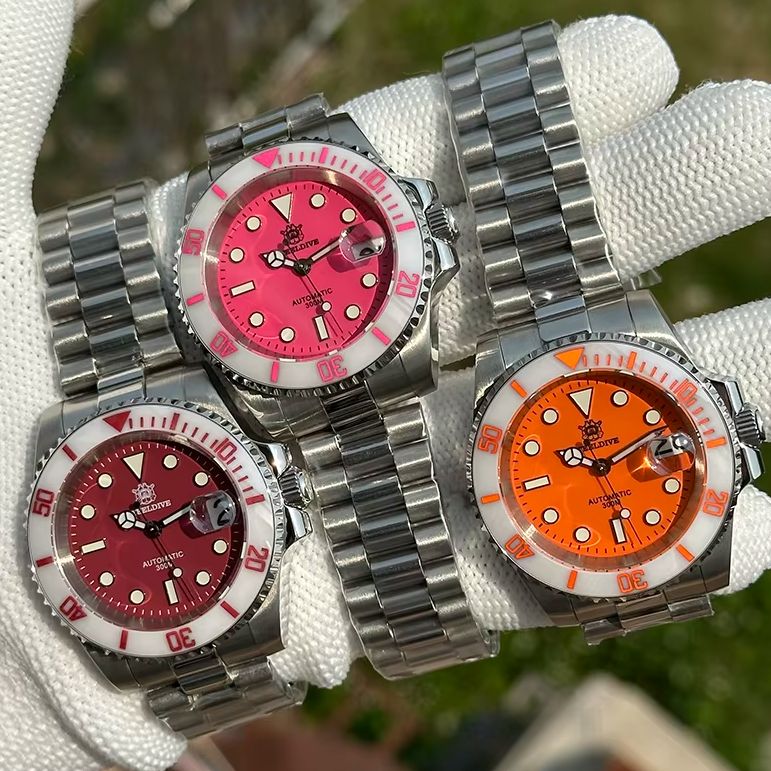 Seiko Watch Prospex - STEELDIVE Heren Automatisch Horloge 40mm Mechanisch