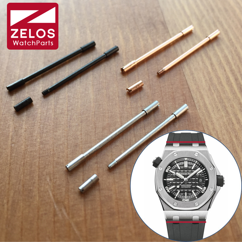 Rubber Strap Diver - 26.8mm horloge Schroef buis Conversie link