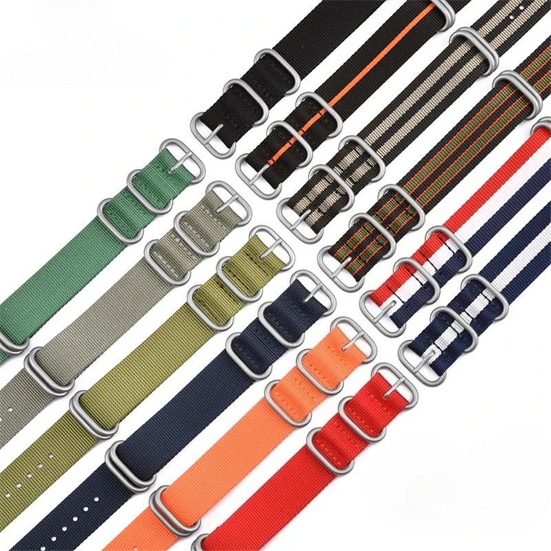 Geweven nylon band 20 mm 22 mm - Nato Strap Nylon recensie en prijs
