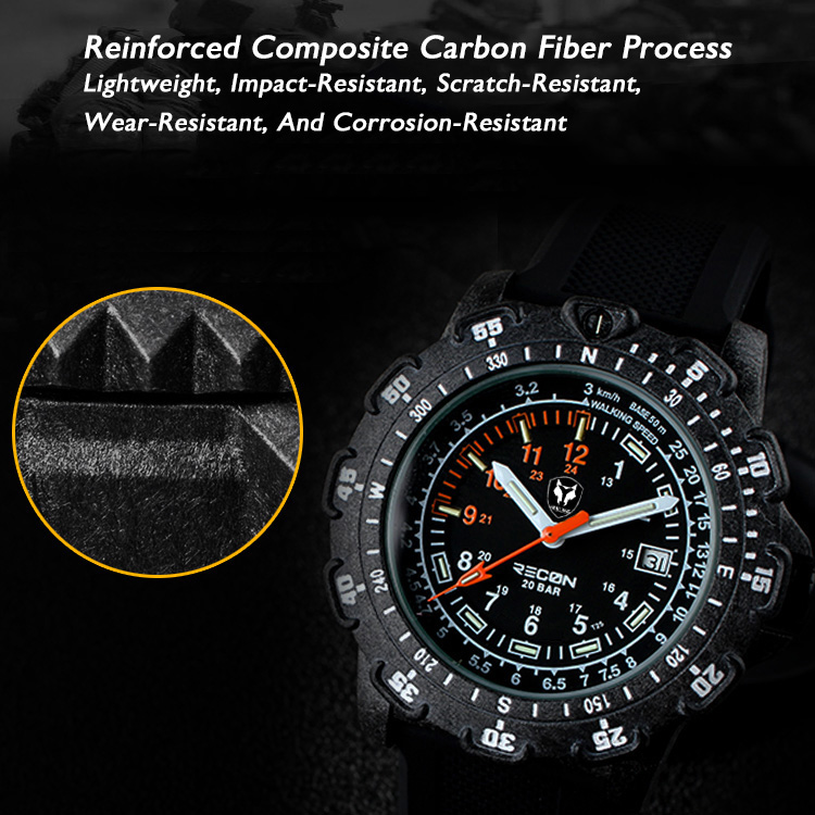 Hnlgnox Heren Pilot Horloges S - Rubber Strap Diver recensie en prijs