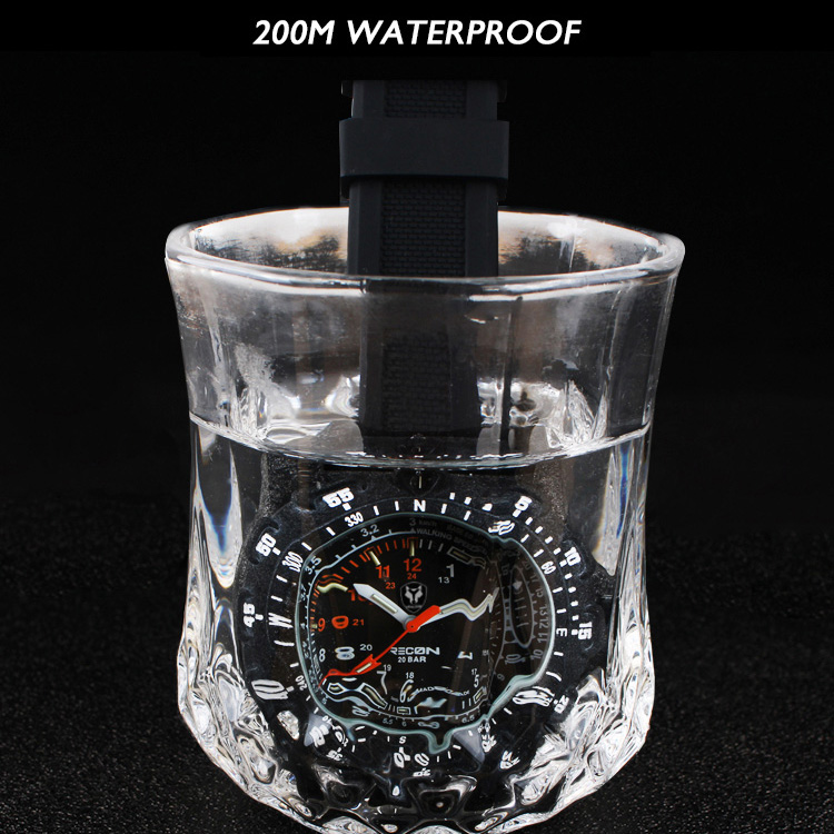 Hnlgnox Heren Pilot Horloges S - Rubber Strap Diver recensie en prijs