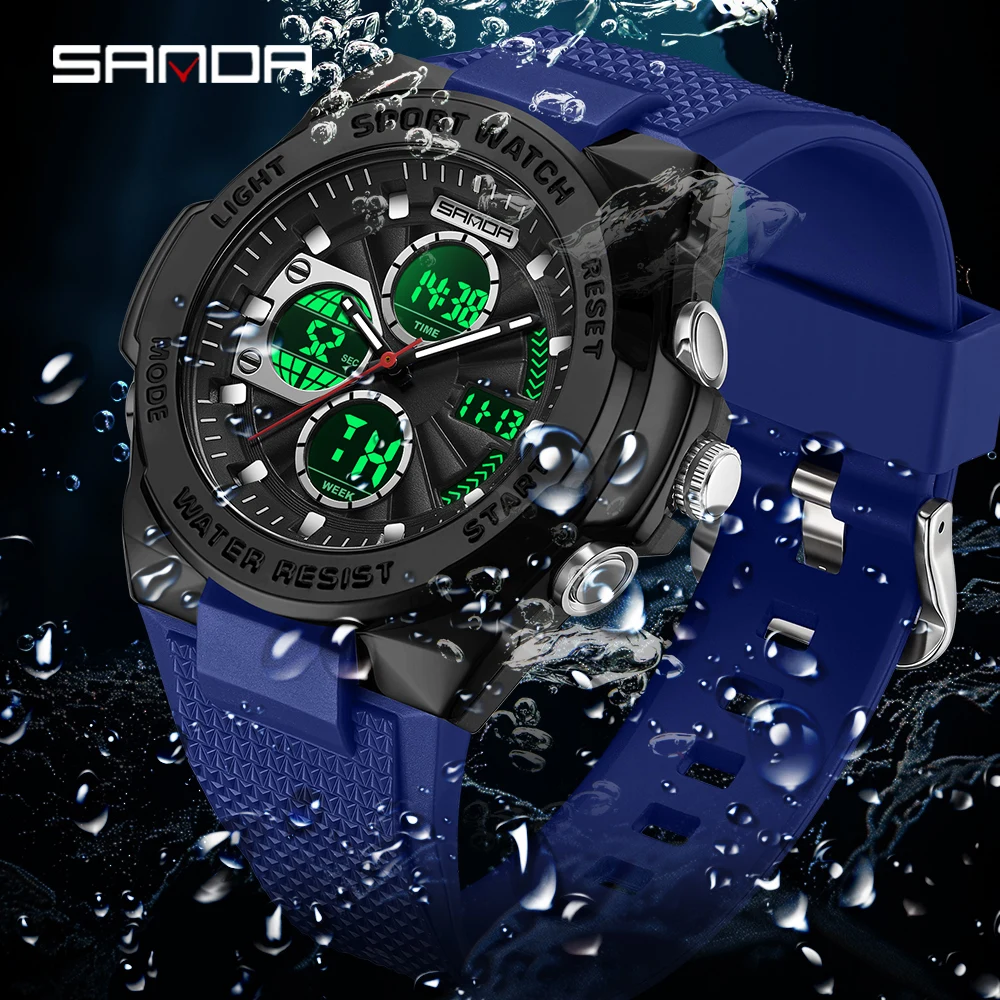 Sanda 3378: heren- en dameshor - Rubber Strap Diver recensie en prijs
