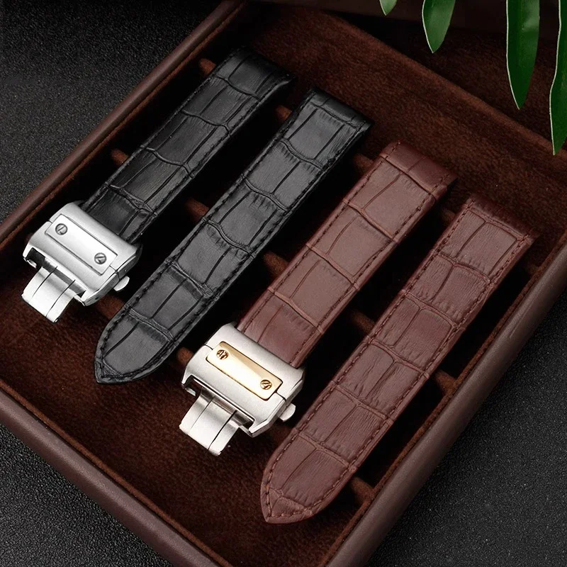 20mm 23mm Lederen Horlogeband  - Cartier Watch Santos recensie en prijs
