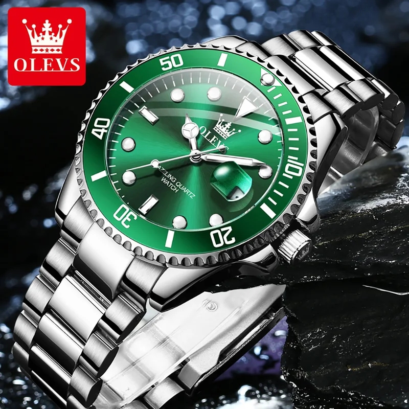 OLEVS Originele Quartz Horloge - Rolex Watch Submariner recensie en prijs