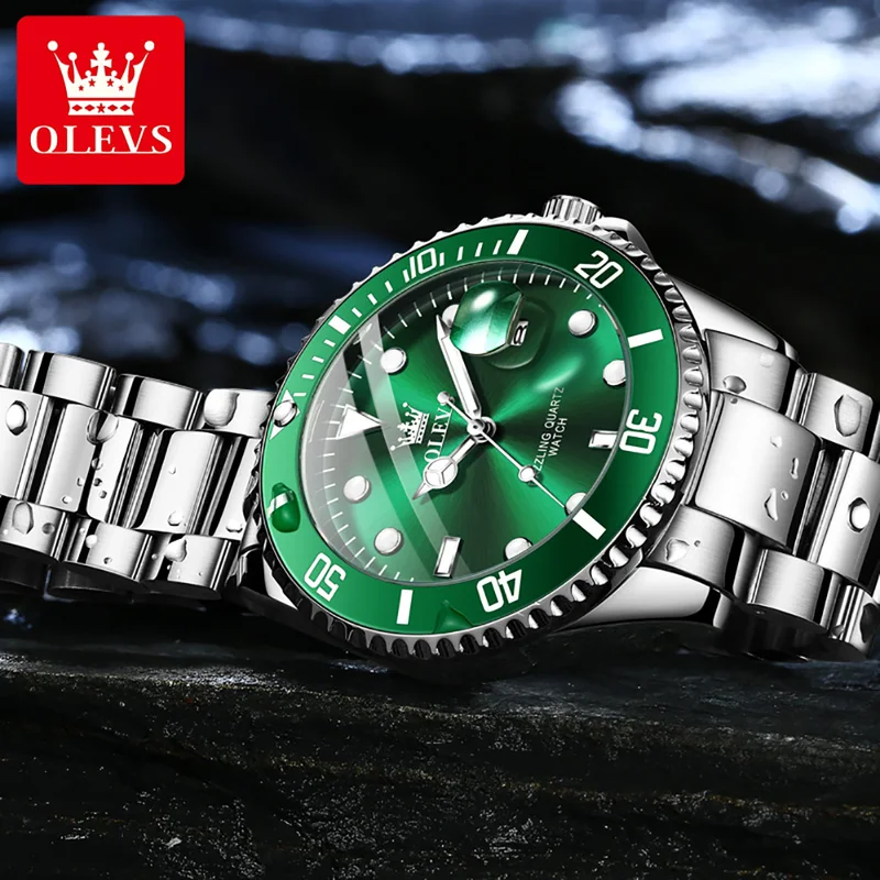 OLEVS Originele Quartz Horloge - Rolex Watch Submariner recensie en prijs