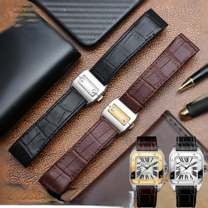 Lederen Horlogeband voor Carti - Cartier Watch Tank recensie en prijs