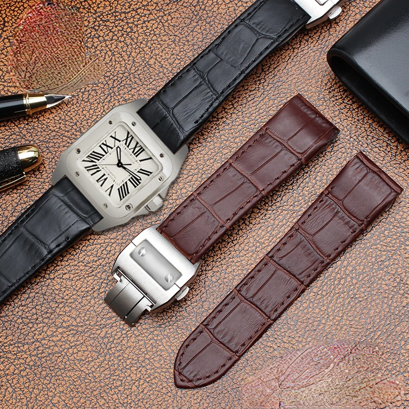 Lederen Horlogeband voor Carti - Cartier Watch Tank recensie en prijs