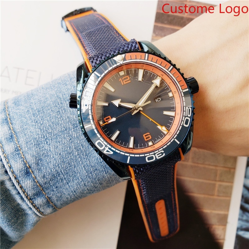 Herren GMT Duikhorloge Blauw-O - Rubber Strap Diver recensie en prijs