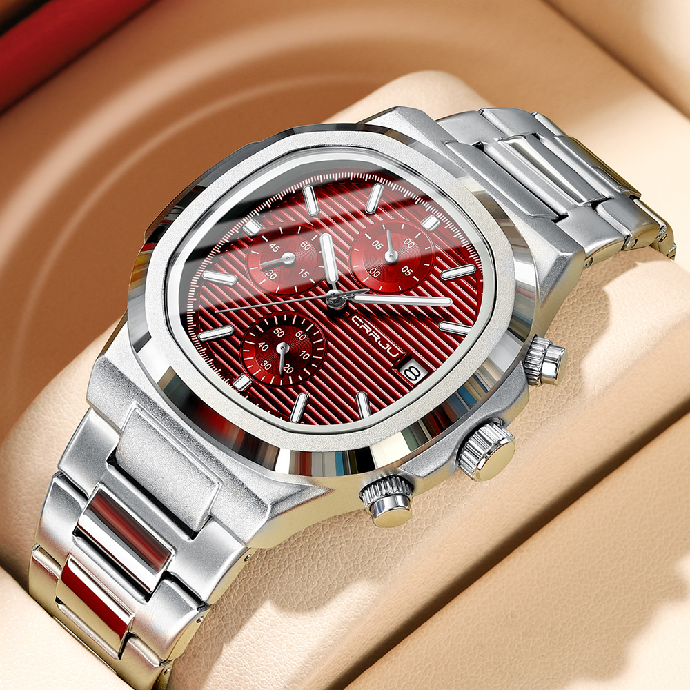 CRRJU Luxe Man Horloge Busines - Patek Philippe Watch Nautilus recensie en prijs
