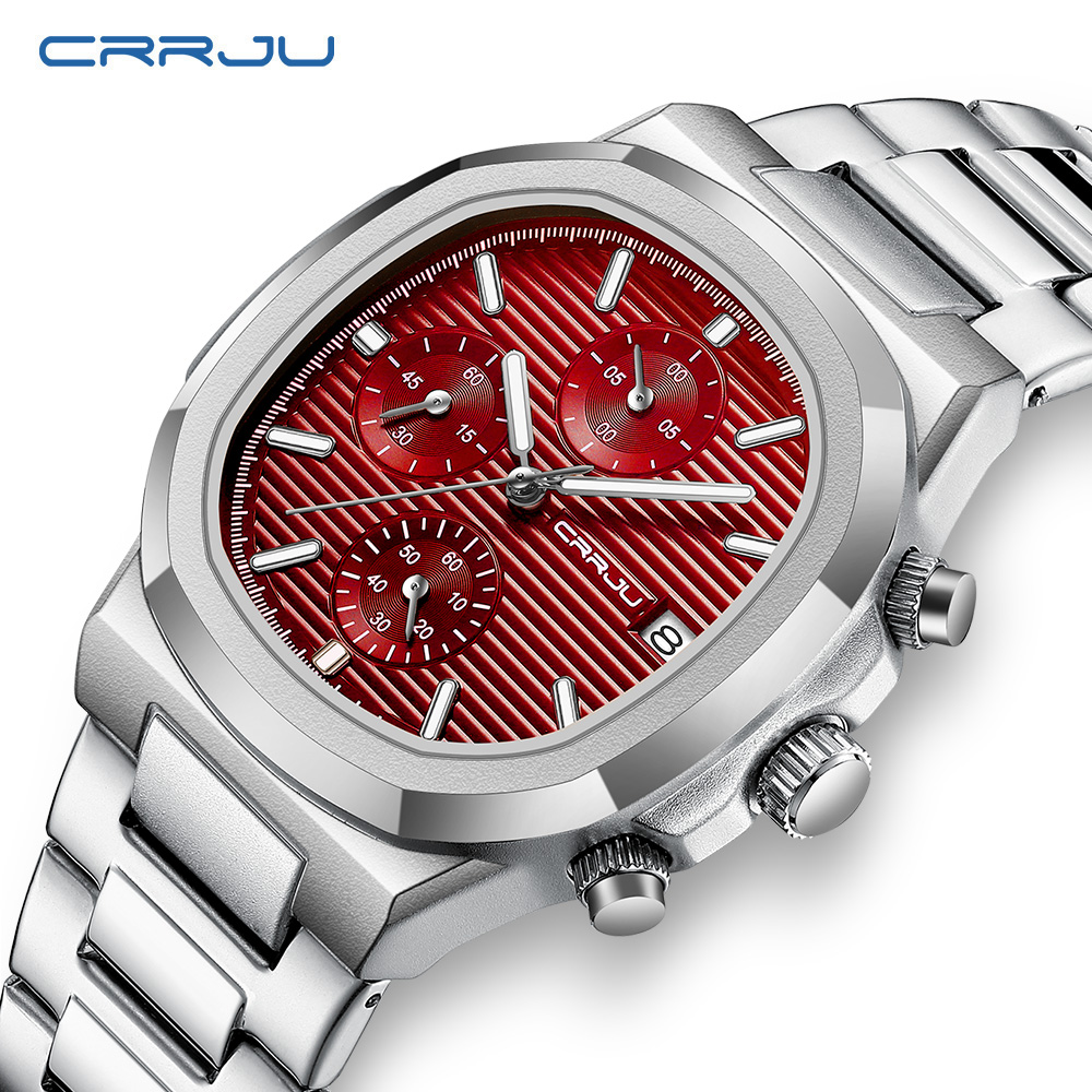 CRRJU Luxe Man Horloge Busines - Patek Philippe Watch Nautilus recensie en prijs