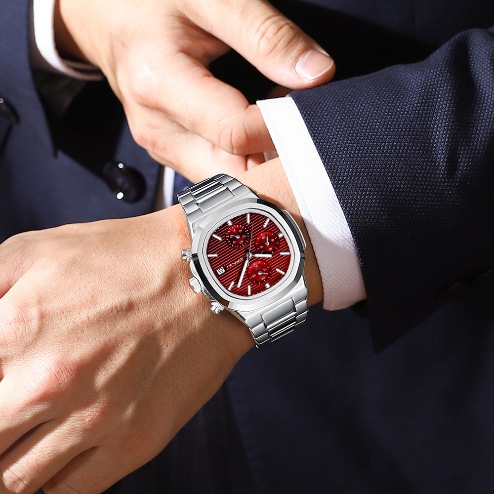 CRRJU Luxe Man Horloge Busines - Patek Philippe Watch Nautilus recensie en prijs