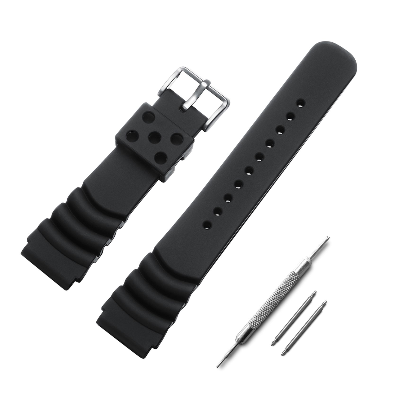 ADDIESDIVE Horlogeband 20mm 22 - Rubber Strap Diver recensie en prijs
